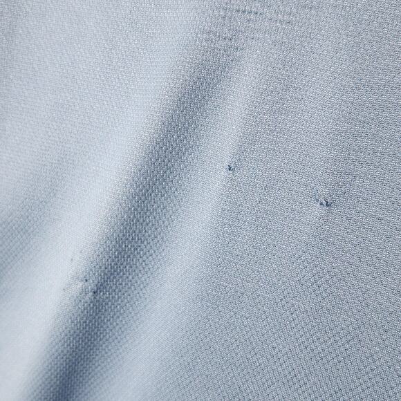 On Running Shirt Mens Large Blue Gray Performance Ventilated Quick Dry Tee Mesh - Picture 6 of 10